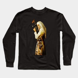 Guzman - Nude Nuns with Big Guns Long Sleeve T-Shirt